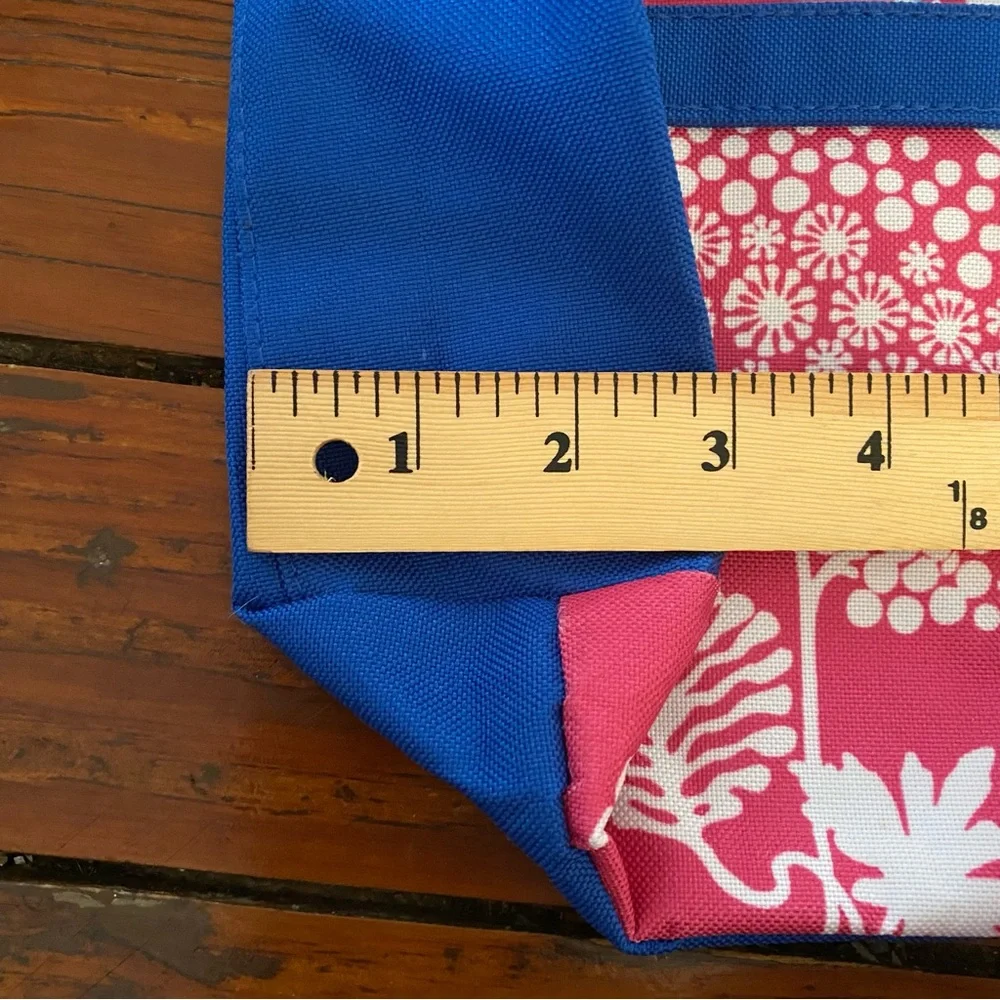 Retro Lancome Atelier Ize Blue Paris Print Canvas Tote